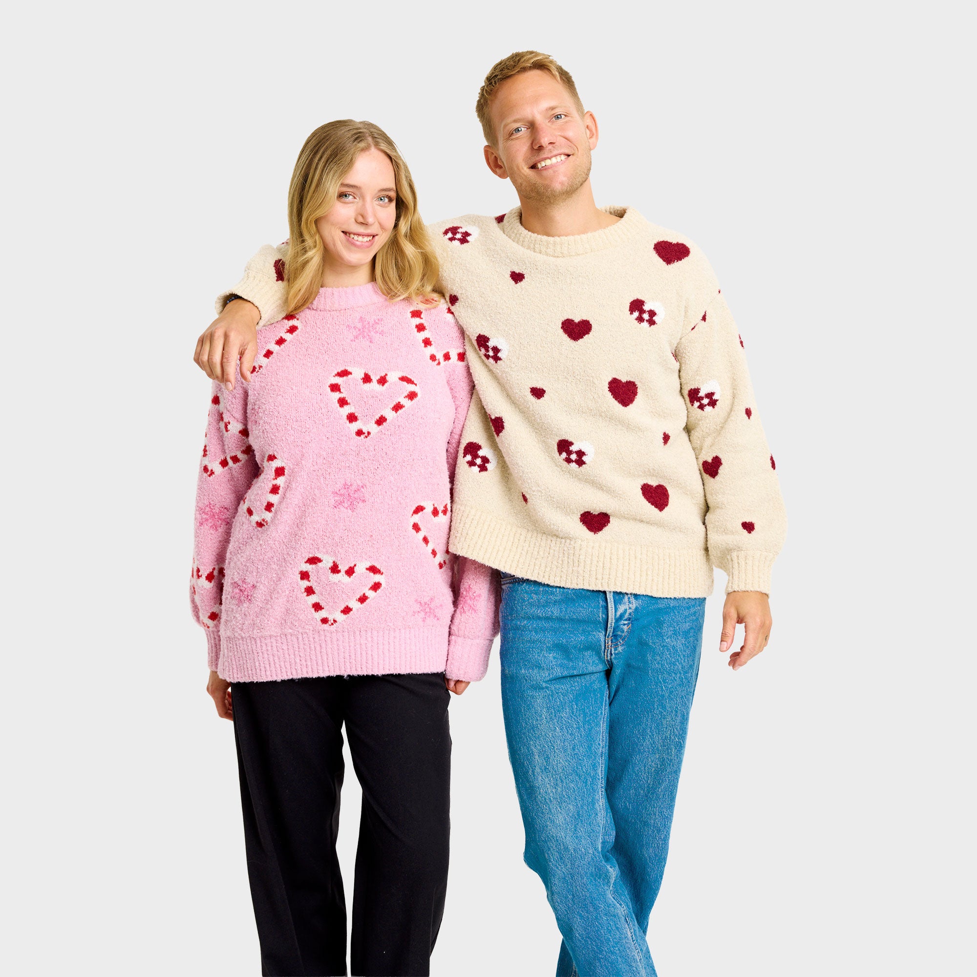 Julehjerte julesweater - Herre